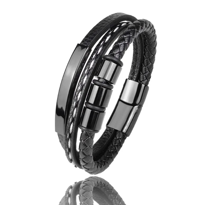 Mens Bracelet Custom Engraving