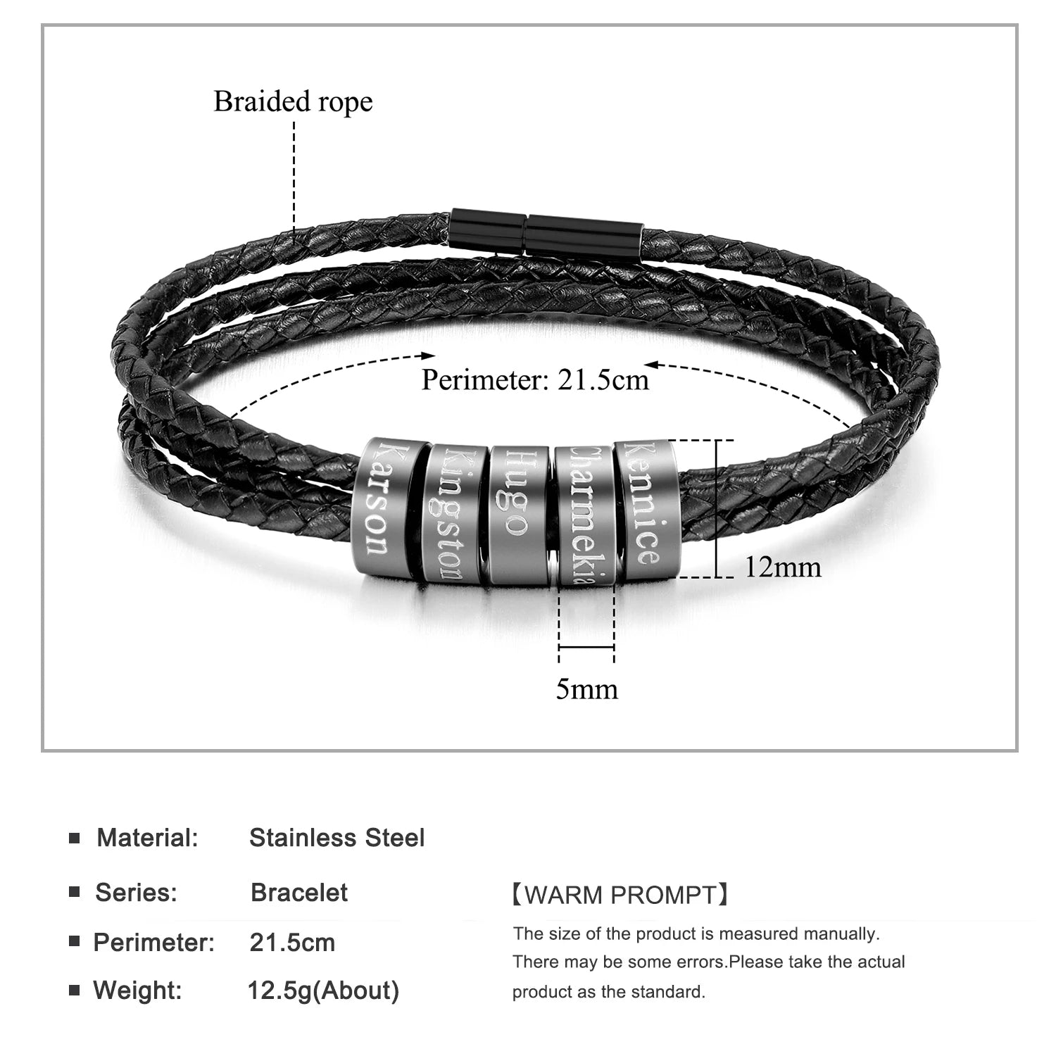 Personalized Bracelet For Men