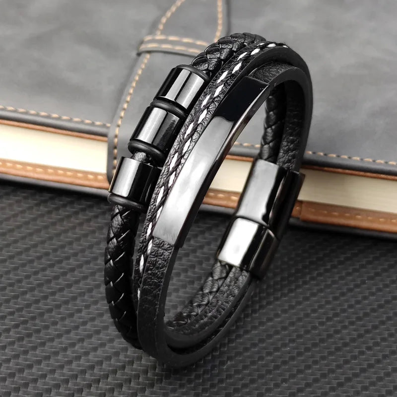 Mens Bracelet Custom Engraving